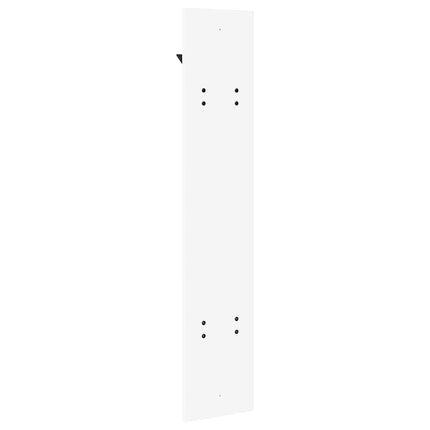Väggmonterad Klädhängare Vit 20 x 1,5 x 100 cm Konstruerat trä