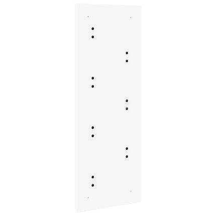 Väggmonterad Klädhängare Vit 30 x 1,5 x 80 cm Konstruerat trä