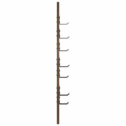 Väggmonterad Klädhängare Väggmonterad Rökt ek 30 x 1,5 x 80 cm