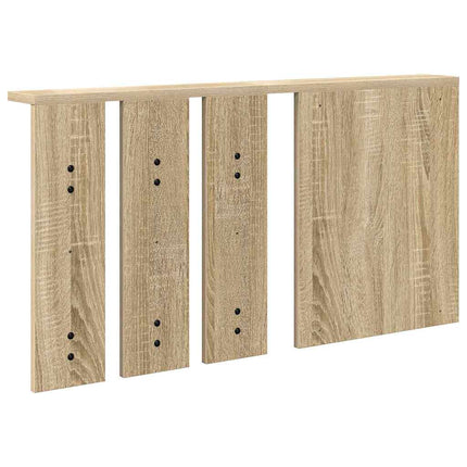 Väggmonterad Klädhängare med hylla Sonoma ek 85 x 10 x 45 cm