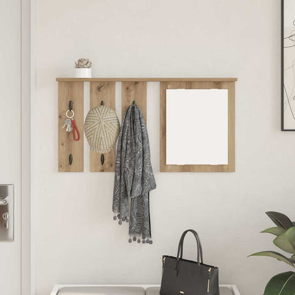 Väggmonterad Klädhängare med hylla artisan ek 85 x 10 x 45 cm