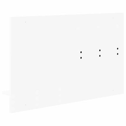 Väggmonterad Klädhängare Vit 90 x 10 x 50 cm Konstruerat trä