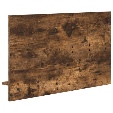 Väggmonterad Klädhängare med hylla Rökt ek 90 x 10 x 50 cm