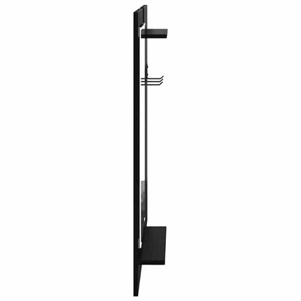 Väggmonterad Klädhängare Väggmonterat Svart Ek 70 x 10 x 90 cm