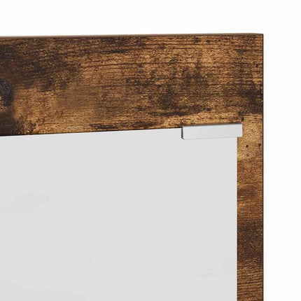 Väggmonterad Klädhängare med hylla Rökt ek 70 x 10 x 90 cm