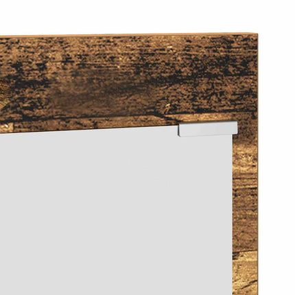 Väggmonterad Klädhängare med hylla Gammalt trä 70 x 10 x 90 cm