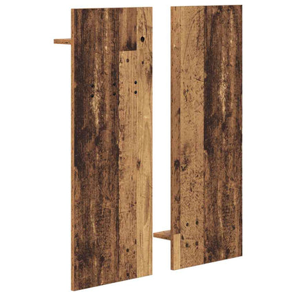 Väggmonterad Klädhängare med hylla Gammalt trä 70 x 10 x 90 cm