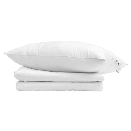 Sommar Duvet med kudde 2 pcs Vit Dunfjäder