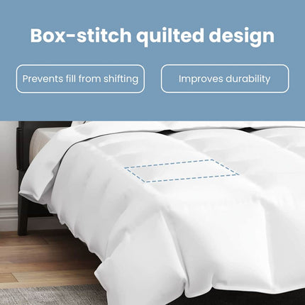 Sommar Duvet med kudde 2 st Vit Dunfjäder