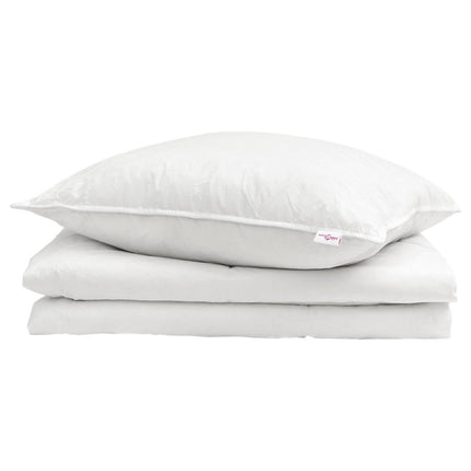 Sommar Duvet med kudde 2 pcs Vit Dunfjäder