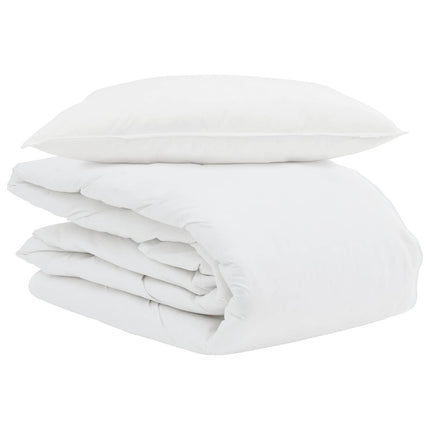Sommar Duvet med kudde 2 pcs Vit Dunfjäder