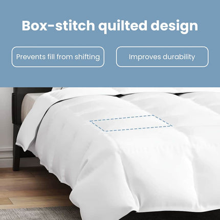 Sommar Duvet med kudde 2 st Vit Dunfjäder