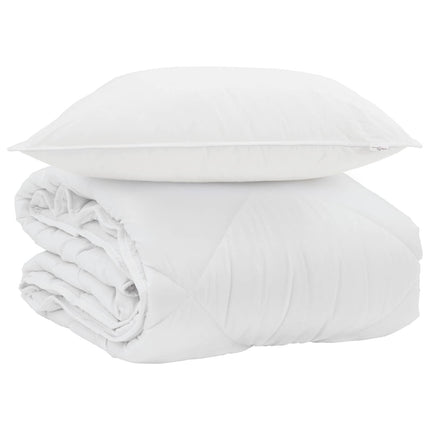 Sommar Duvet med kudde 2 pcs Vit Mikrofiber