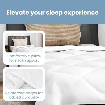 Sommar Duvet med kudde 2 st Vit Mikrofiber