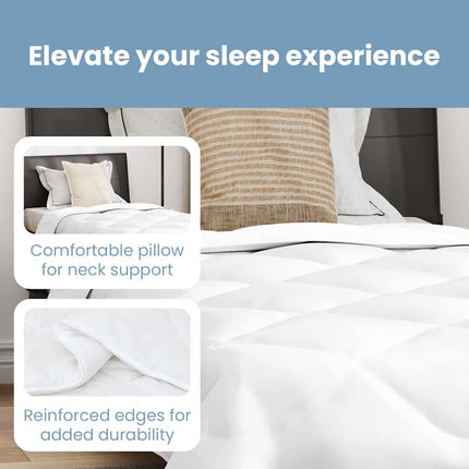 Sommar Duvet med kudde 2 st Vit Mikrofiber