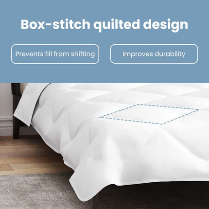 Sommar Duvet med kudde 2 st Vit Mikrofiber
