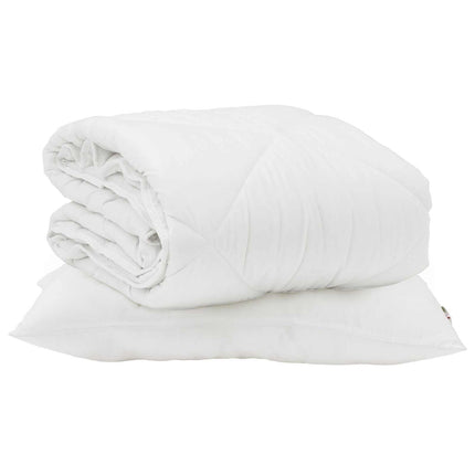 Sommar Duvet med kudde 2 pcs Vit Mikrofiber