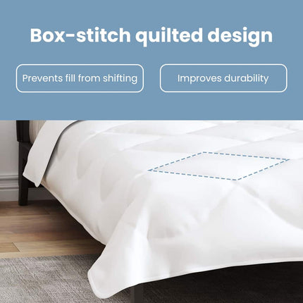 Duntäcke med kudde 2 st Vit Mikrofiber