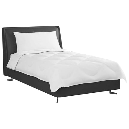 Duntäcke med kudde 2 pcs Vit Mikrofiber
