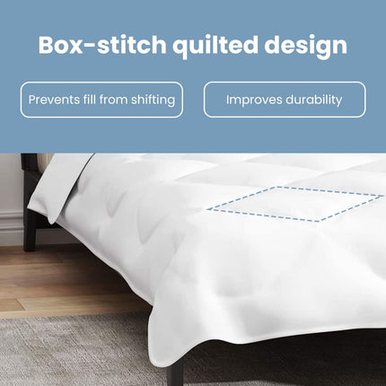 Duntäcke med kudde 2 st Vit Mikrofiber
