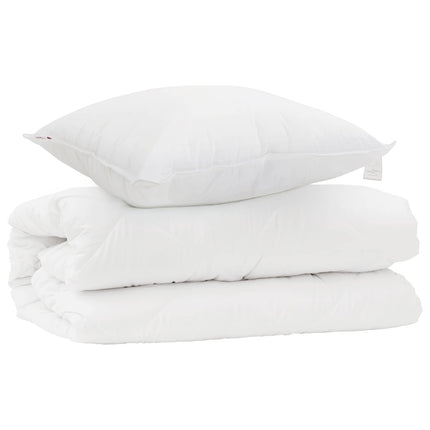 Täckeset med kudde 2 pcs Vit Mikrofiber