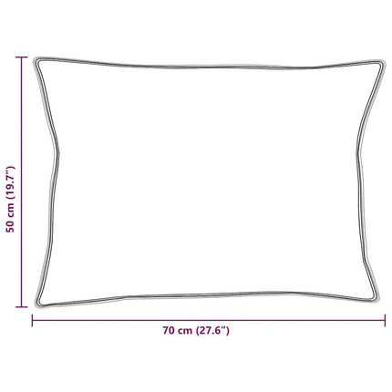 Täckeset med kudde 2 pcs Vit Mikrofiber