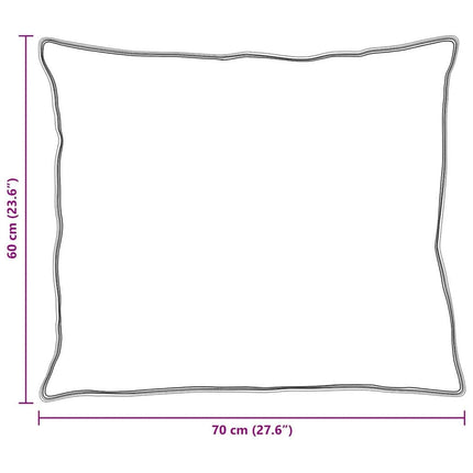 Täckeset med kudde 2 pcs Vit Mikrofiber