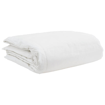 Täckeset med kudde 3 pcs Vit Dunfjäder