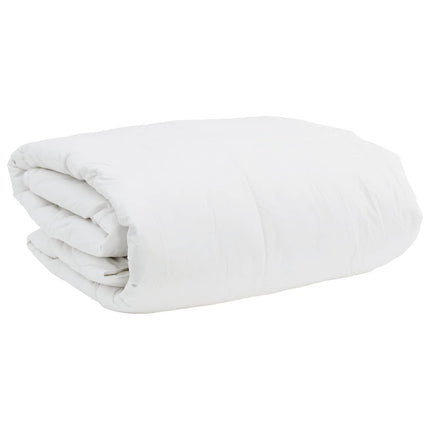Täckeset med kudde 3 pcs Vit Dunfjäder