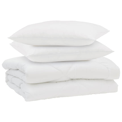 Sommar Duvet med kudde 3 st Vit Mikrofiber
