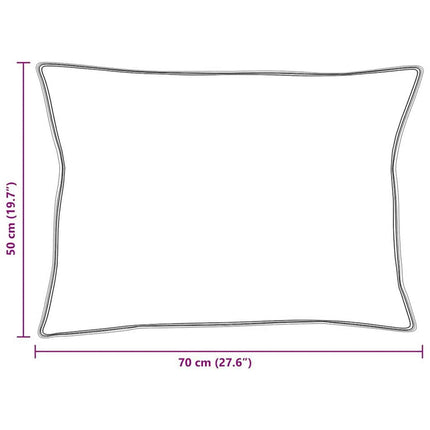 Sommar Duvet med kudde 3 pcs Vit Mikrofiber