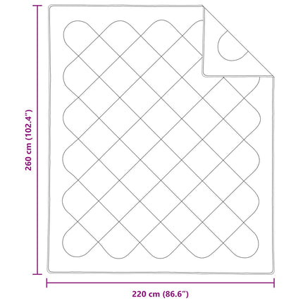 Sommar Duvet med kudde 3 pcs Vit Mikrofiber