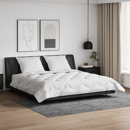 Duntäcke med kudde 3 pcs Vit Mikrofiber