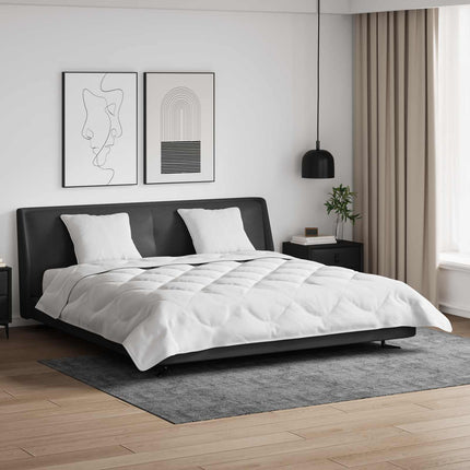 Duntäcke med kudde 3 pcs Vit Mikrofiber