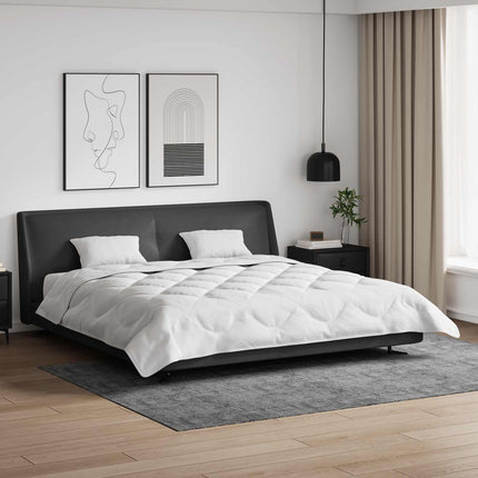 Duntäcke med kudde 3 pcs Vit Mikrofiber
