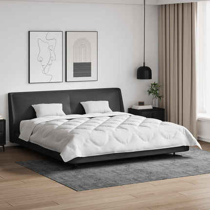 Duntäcke med kudde 3 pcs Vit Mikrofiber