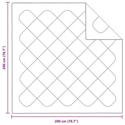 All-säsong Duvet med kudde 3 pcs Vit Mikrofiber