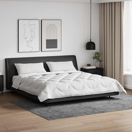 Duntäcke med kudde 3 pcs Vit Mikrofiber