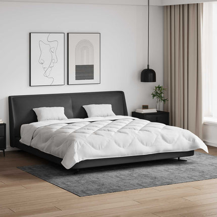 Duntäcke med kudde 3 pcs Vit Mikrofiber