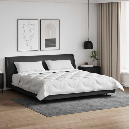 Duntäcke med kudde 3 pcs Vit Mikrofiber