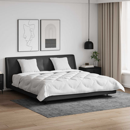 Duntäcke med kudde 3 pcs Vit Mikrofiber