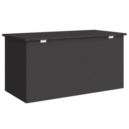 Utomhusförvaringslåda Svart 100 x 50,5 x 50 cm Stål