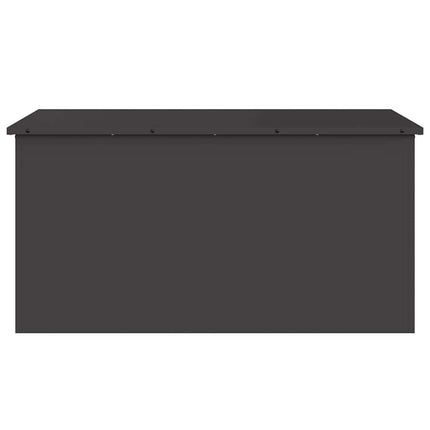 Utomhusförvaringslåda Svart 100 x 50,5 x 50 cm Stål