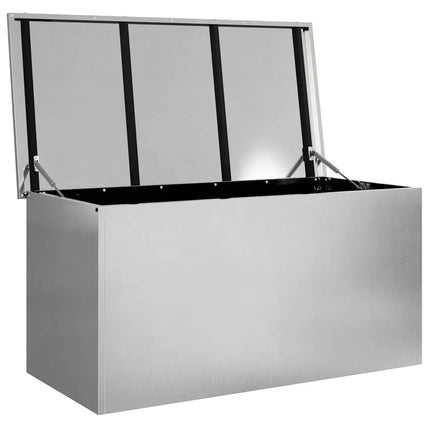 Utomhusförvaringslåda Silver 100 x 50,5 x 50 cm Stål
