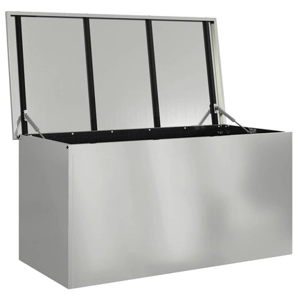 Utomhusförvaringslåda Silver 100 x 50,5 x 50 cm Stål