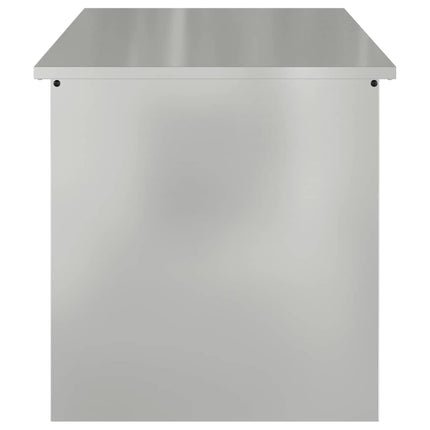 Utomhusförvaringslåda Silver 100 x 50,5 x 50 cm Stål