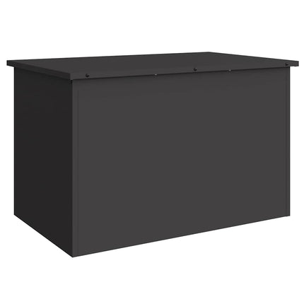 Utomhusförvaringslåda Svart 80 x 50,5 x 50 cm Stål