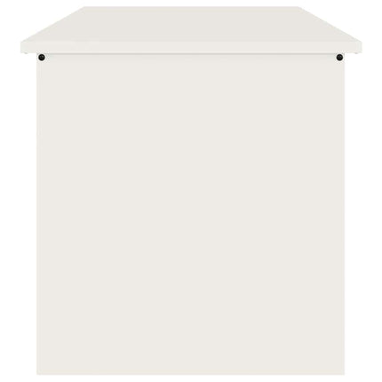 Utomhusförvaringslåda Vit 80 x 50,5 x 50 cm Stål