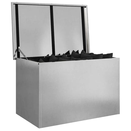 Utomhusförvaringslåda Silver 80 x 50,5 x 50 cm Stål