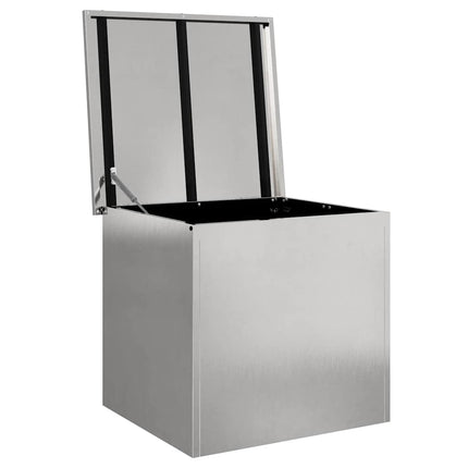 Utomhusförvaringslåda Silver 55 x 50,5 x 50 cm Stål
